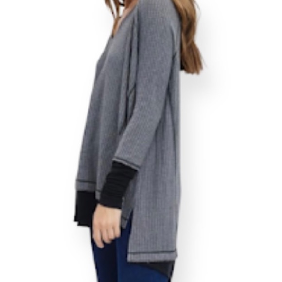 IN LOOM Raw edge thermal long sleeve top NWT Size Small - Picture 16 of 16
